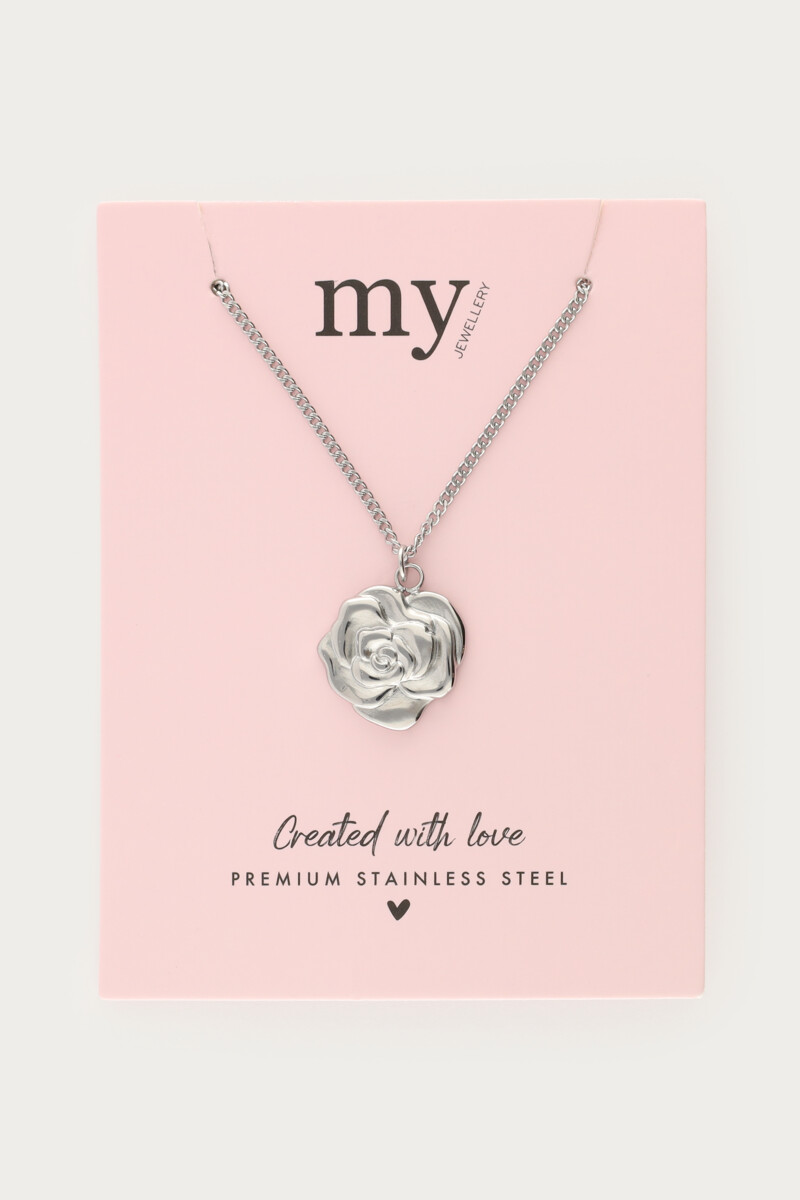 Long necklace with rose | My Jewellery
