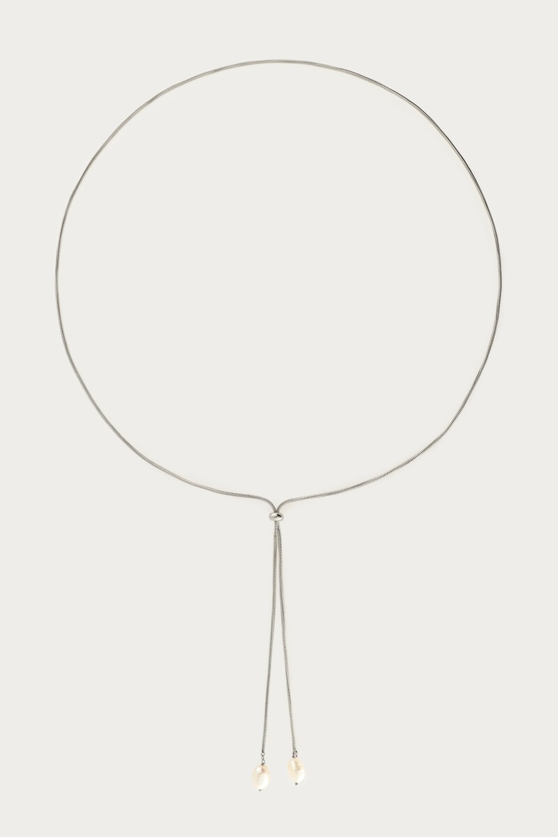 Long y-necklace with freshwater pearls | My Jewellery
