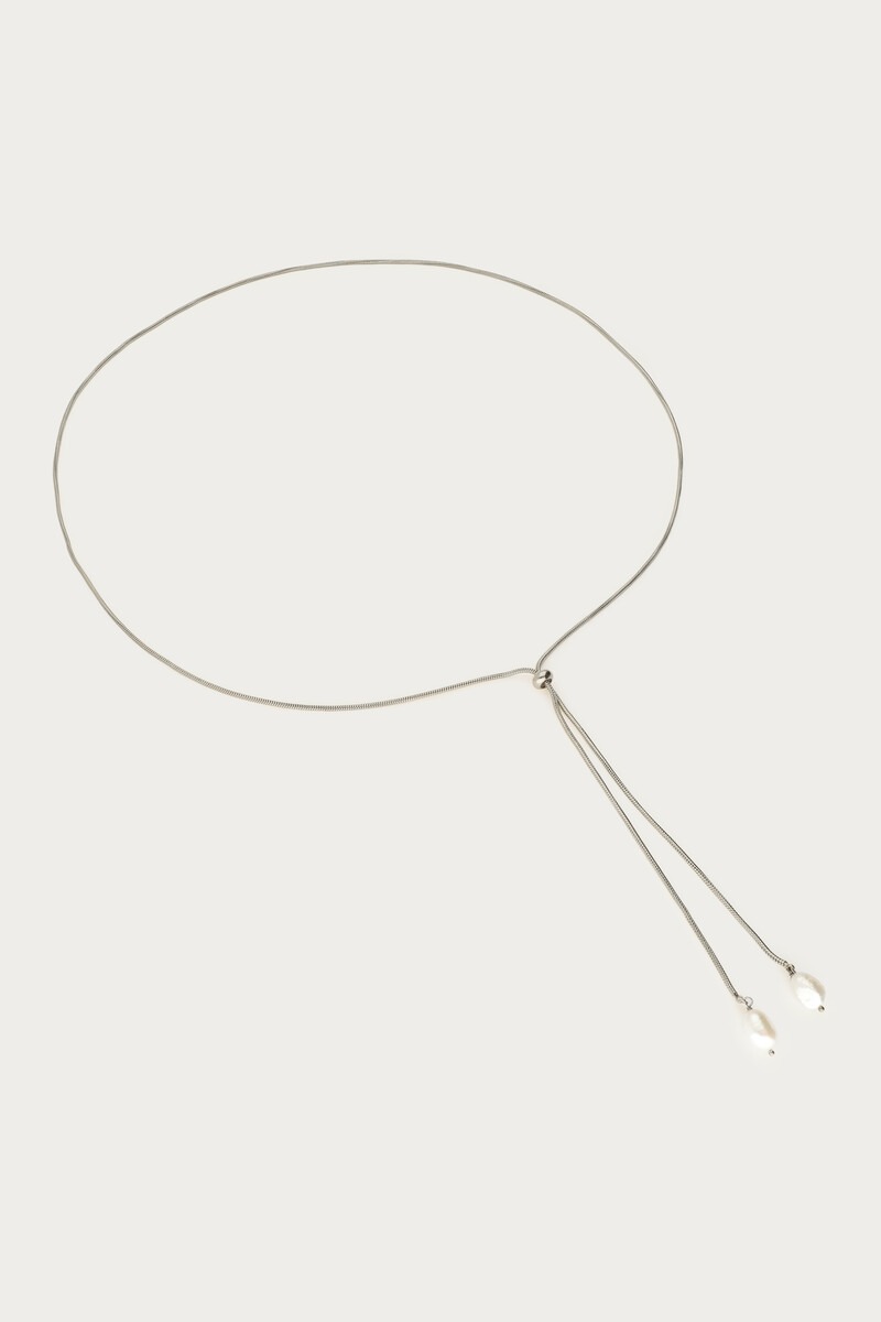 Long y-necklace with freshwater pearls | My Jewellery