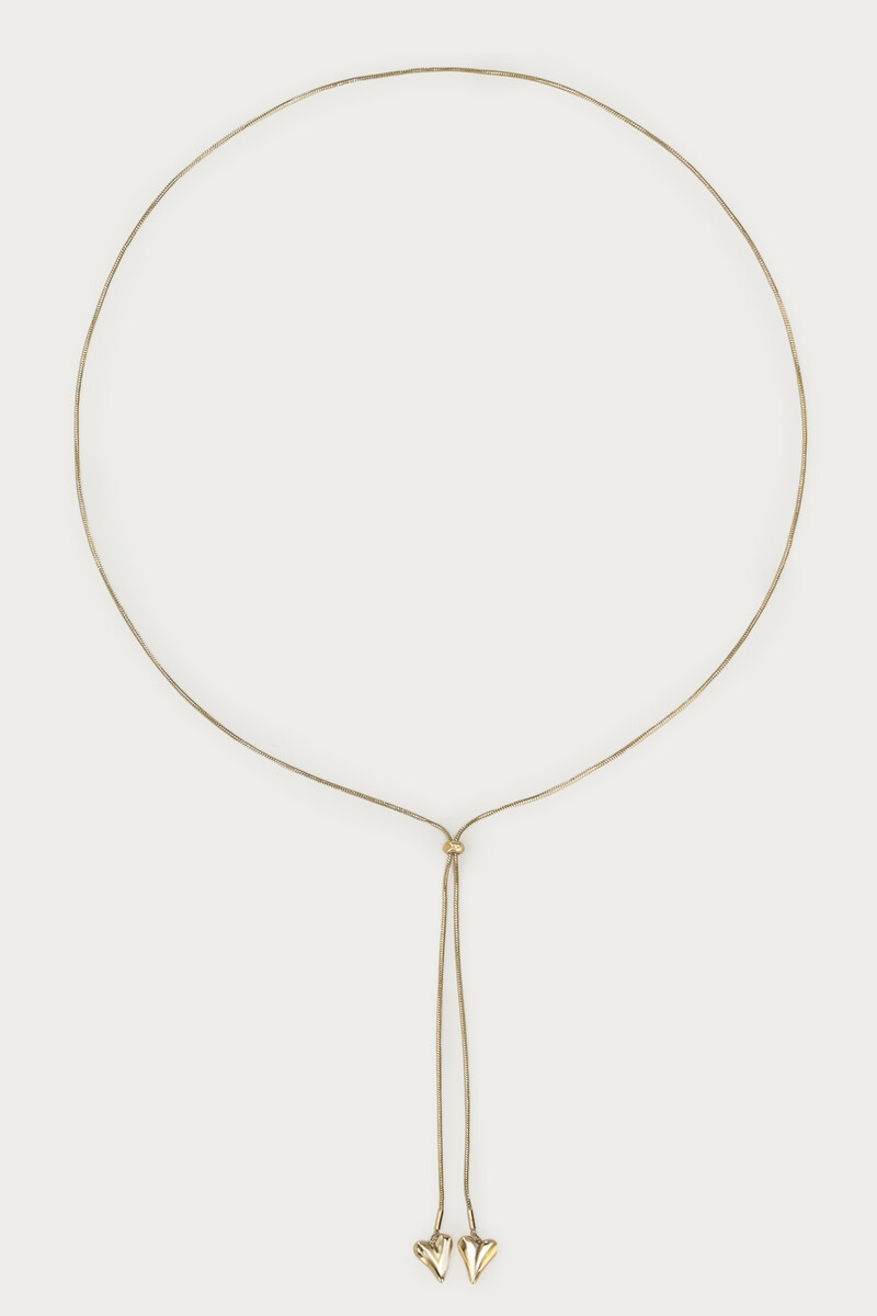 Lange Y-Kette mit Herzen