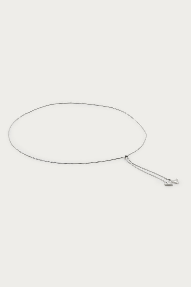 Long Y-chain with hearts | My Jewellery