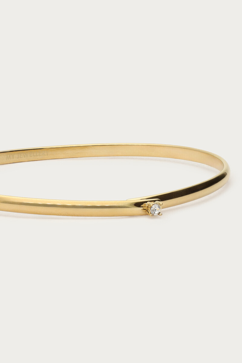 Love bangle with mini rhinestone | My Jewellery