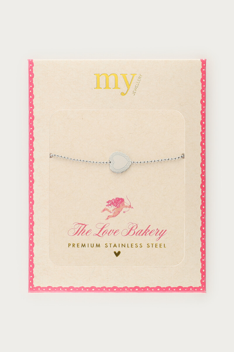 Love bracelet with heart-shaped charm | My Jewellery