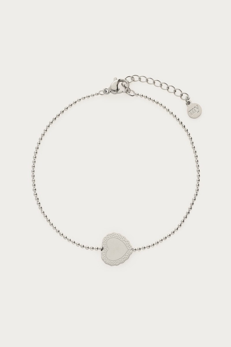 Love Armband mit herzförmigem Anhänger