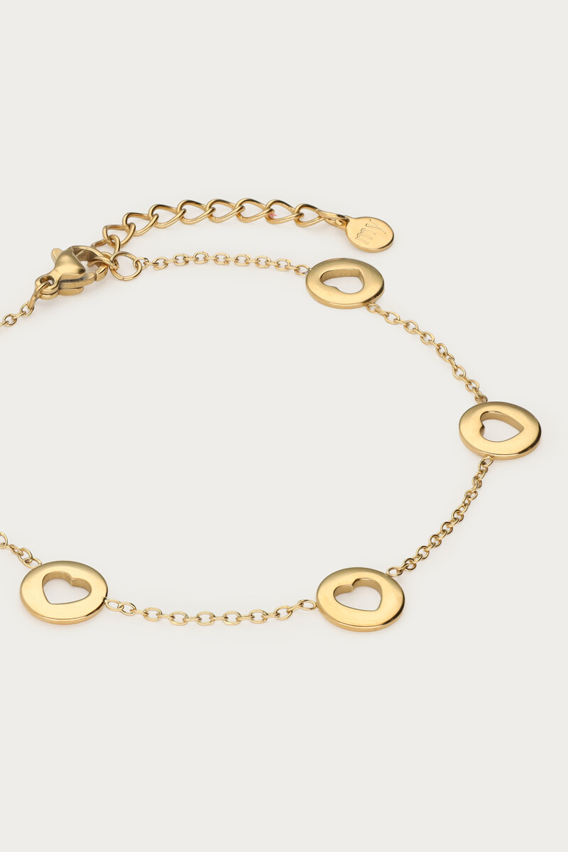 Love bracelet with open hearts | My Jewellery