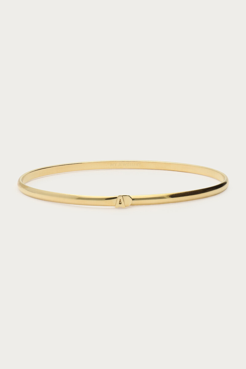 Love initial bangle