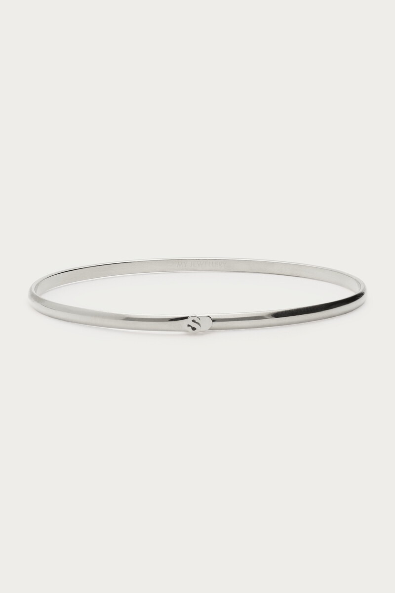 Love initial bangle