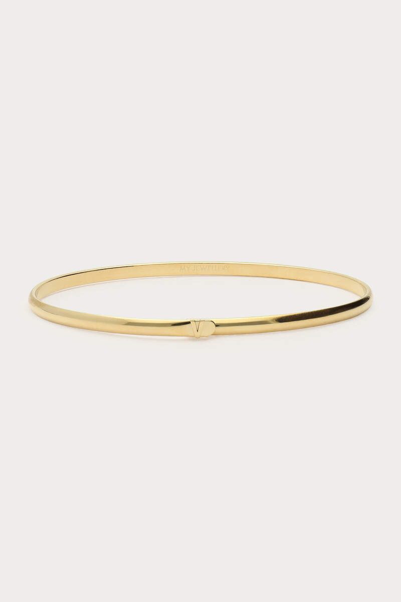 Bracelet jonc Love initiale My Jewellery Doré One size femme