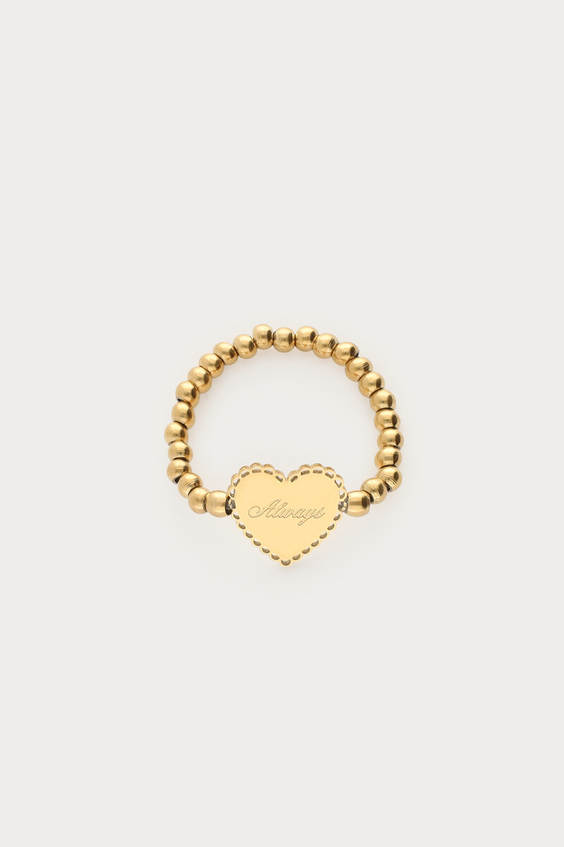 Love stretch ring heart "Always" | My Jewellery