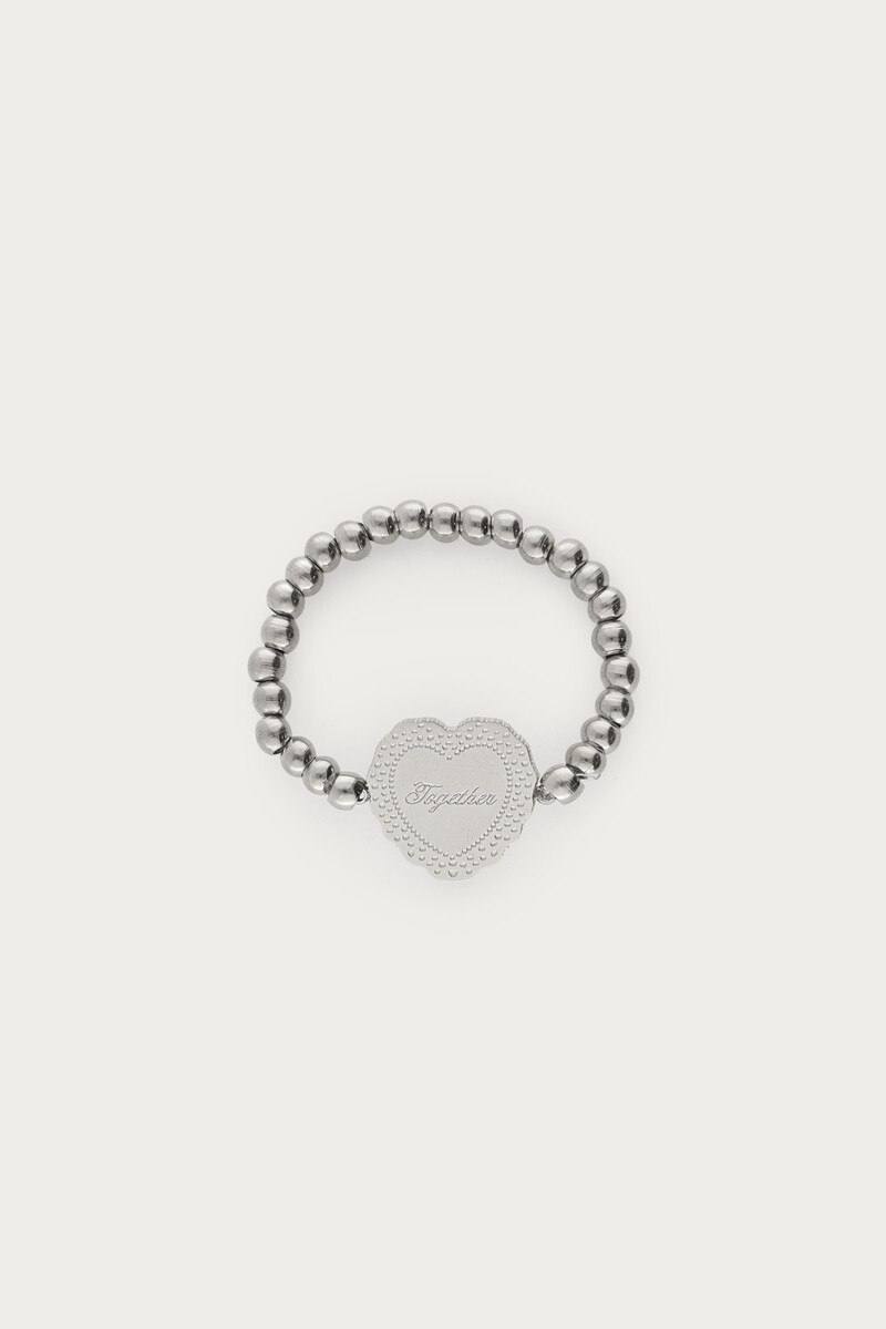 Love Stretch Ring Herz"Together"| My Jewellery