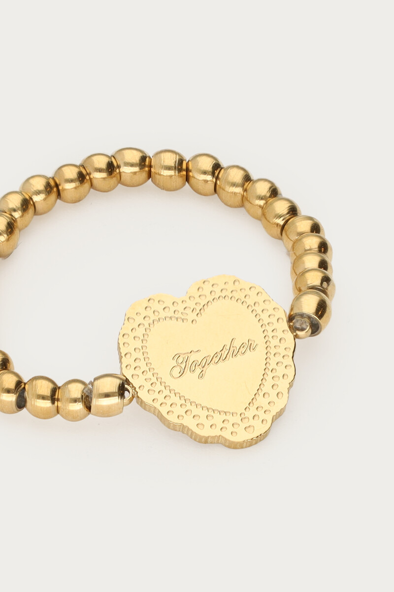 Love stretch ring heart "Together" | My Jewellery