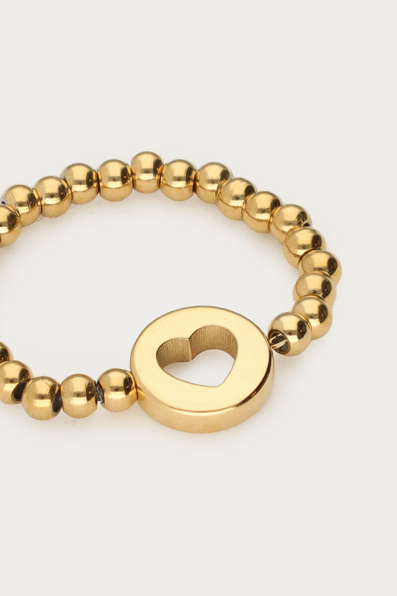 Love stretch ring with open heart | My Jewellery