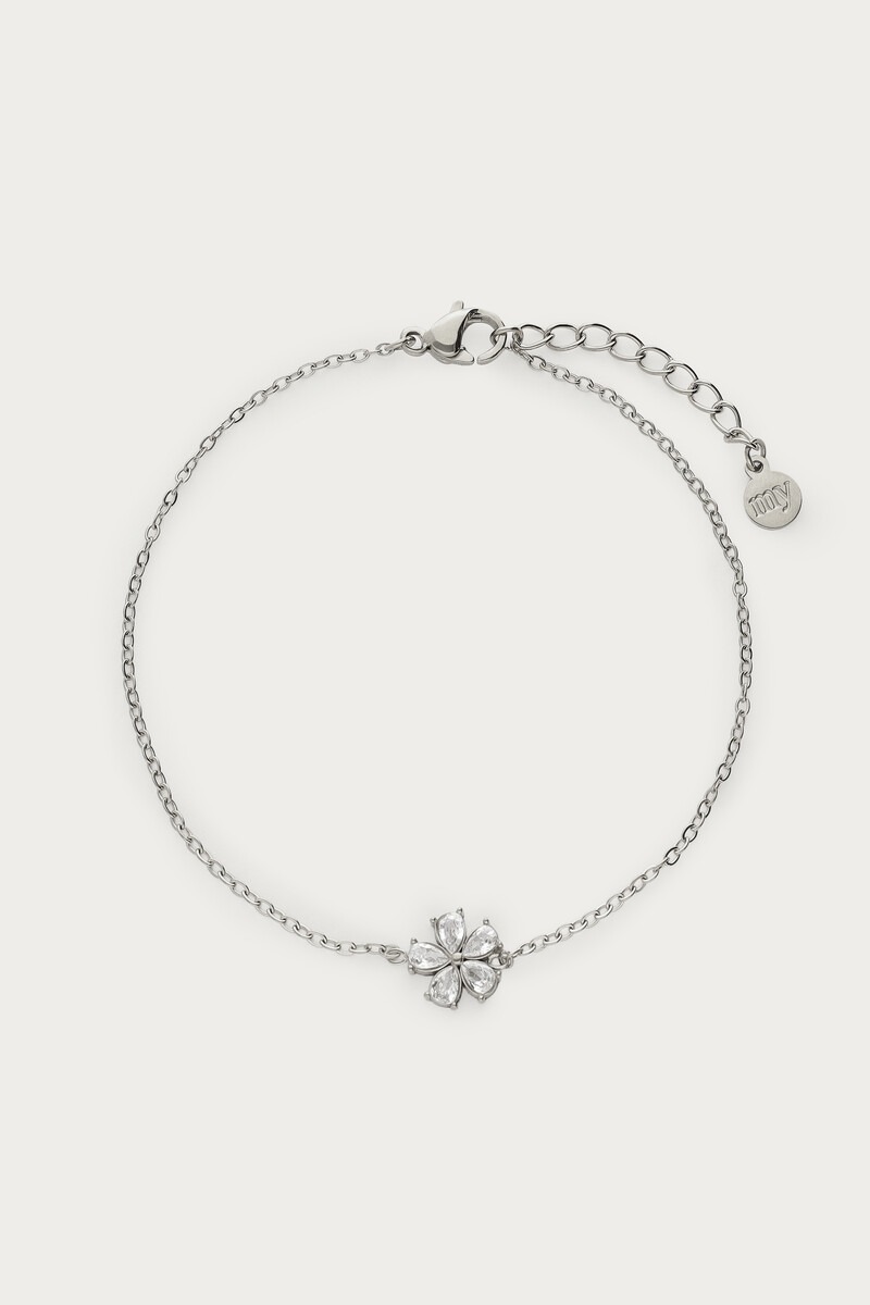 Magical armband met kleine bloemen strass steen