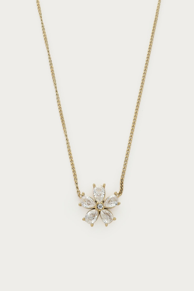 Magical necklace with flower strass stone | My Jewellery