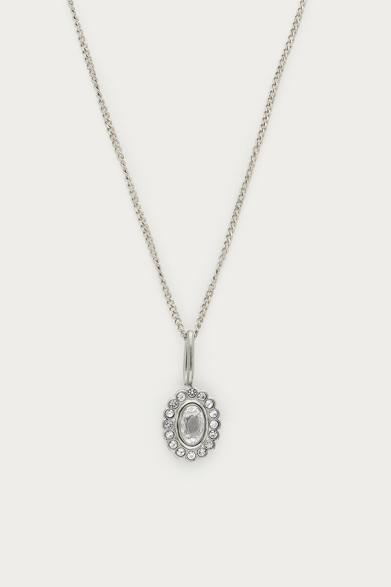 Magical necklace with oval strass stone | My Jewellery