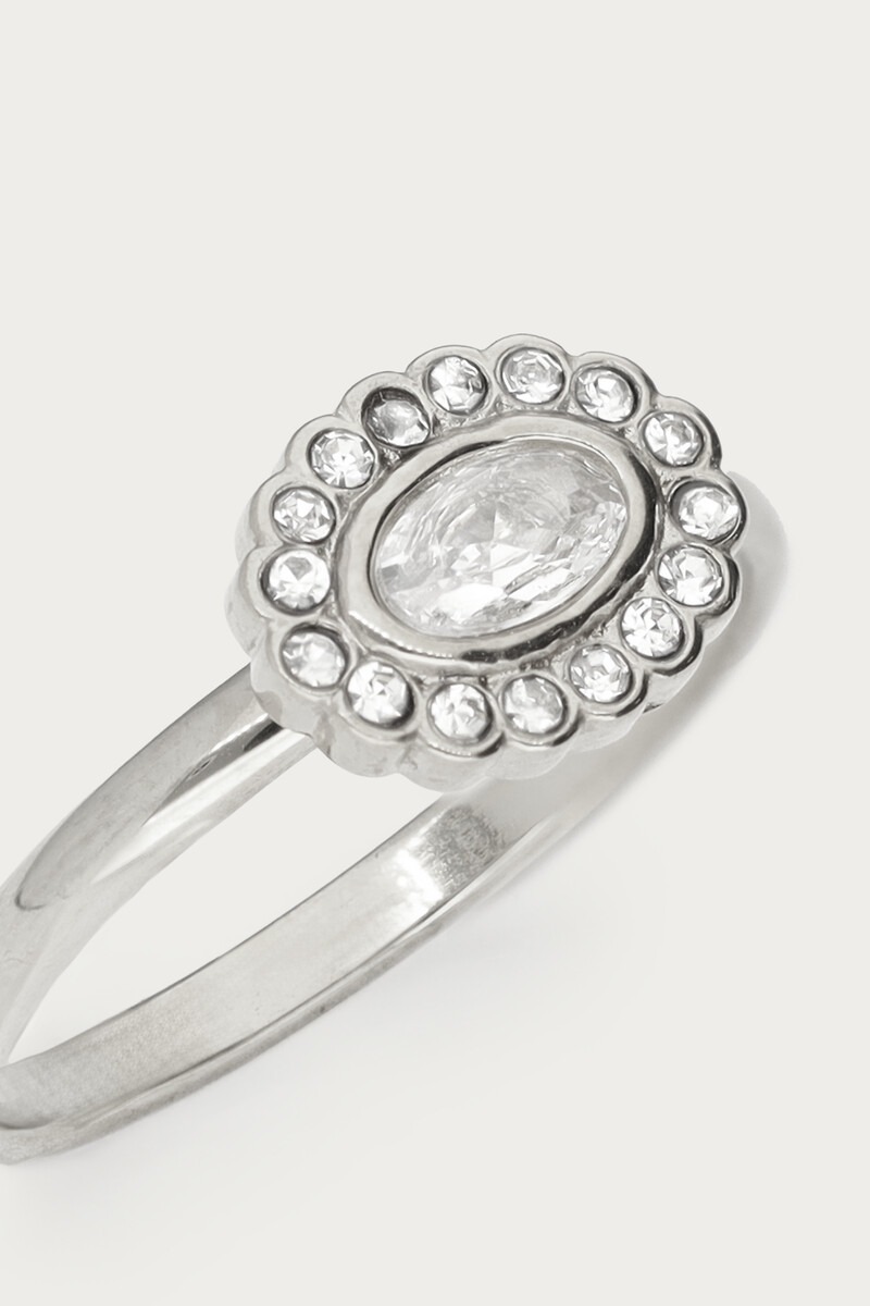 Magical oval ring with strass stones | My Jewellery