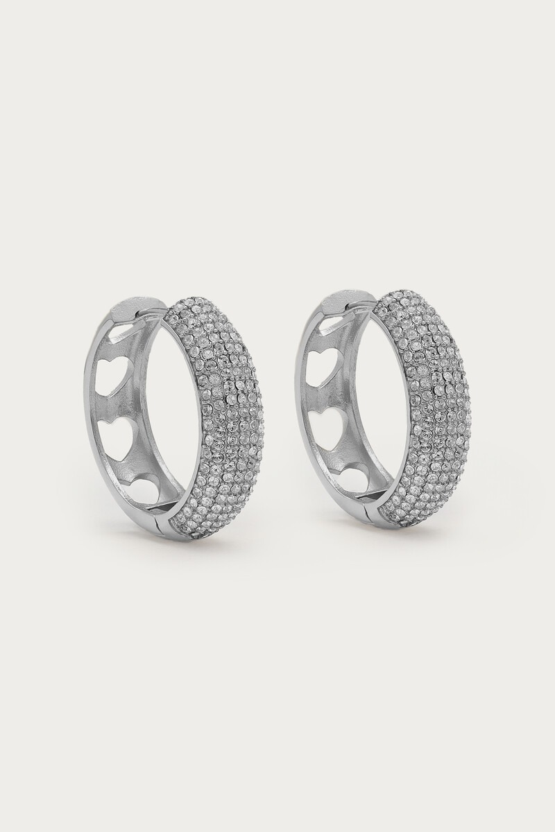 Magical statement hoop earrings with crystals | My Jewellery