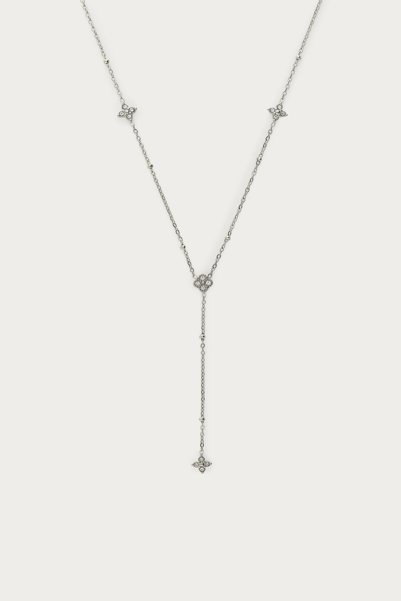Magical y-necklace with clover strass | My Jewellery