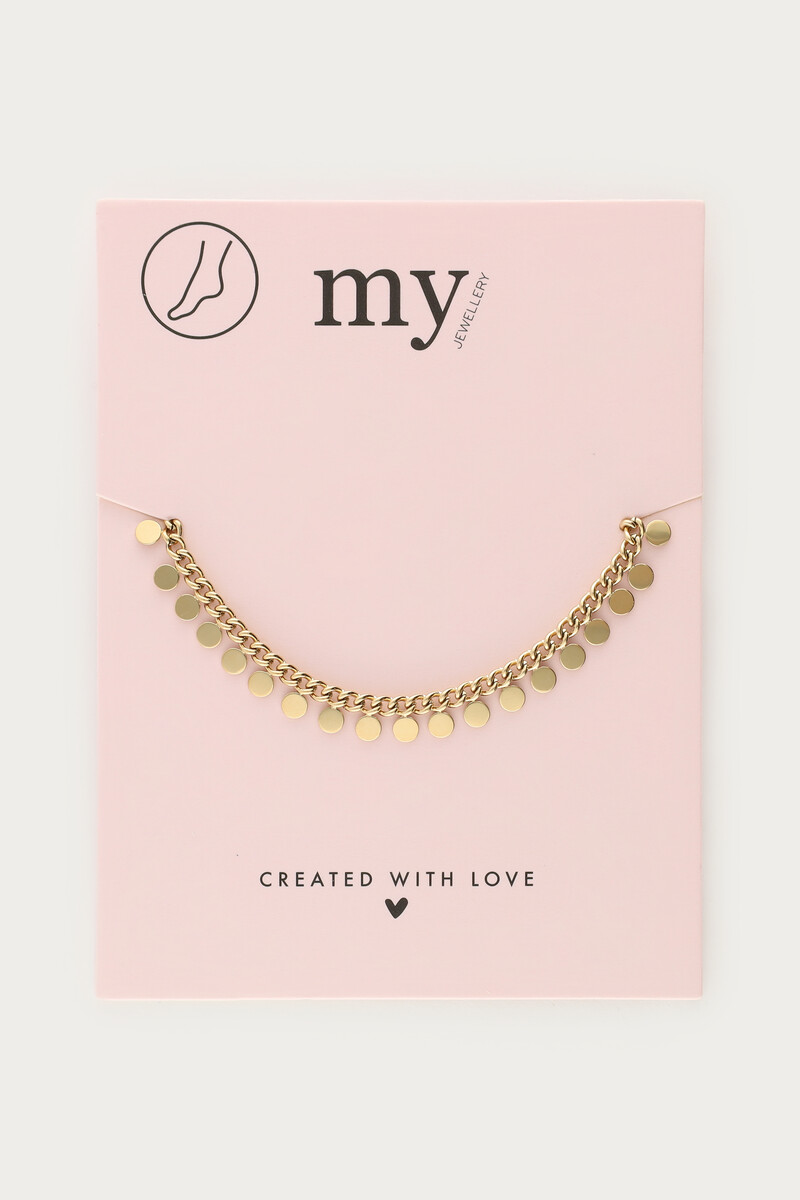 Medallion anklet | My Jewellery