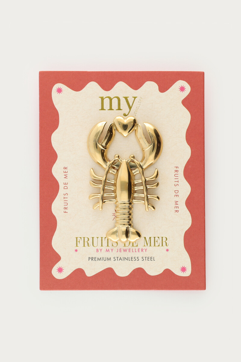 Mer broche lobster | My Jewellery