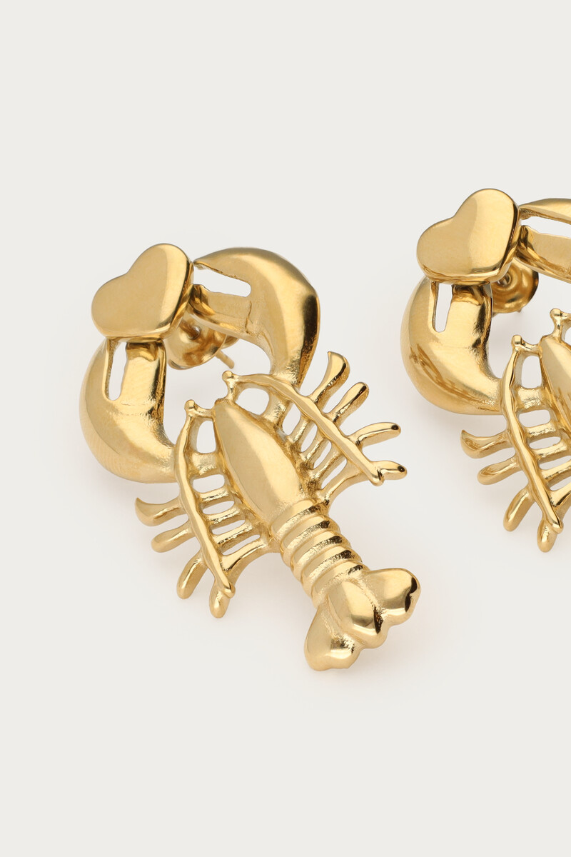 Mer earstuds lobster | My Jewellery