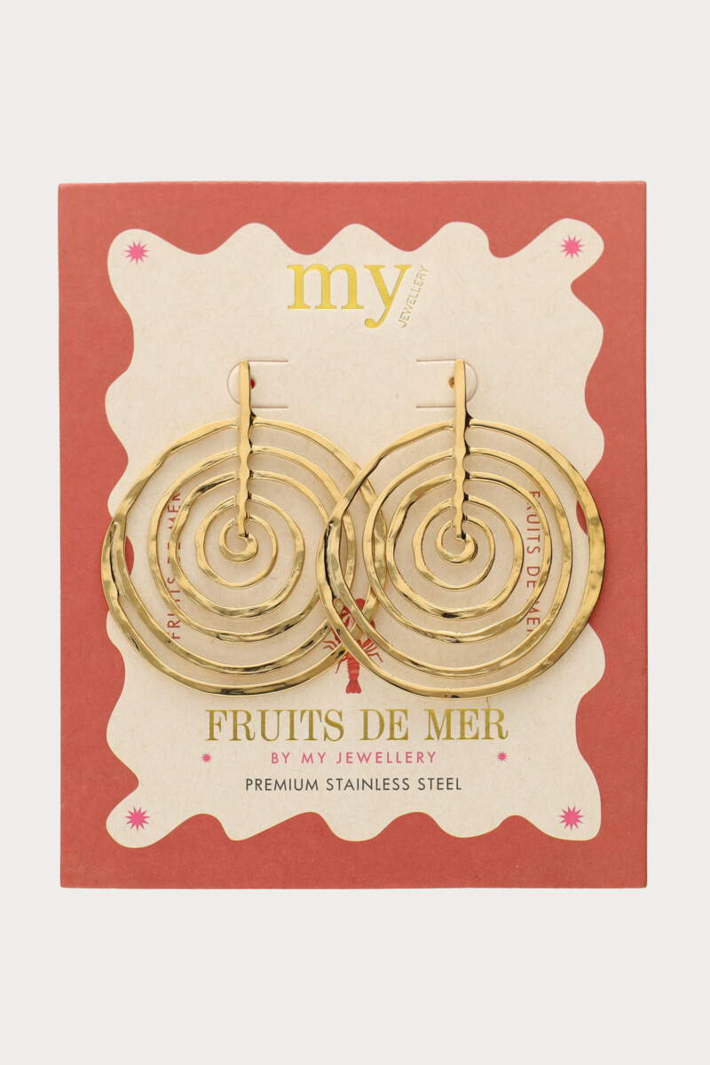 Mer drop earrings swirl | My Jewellery
