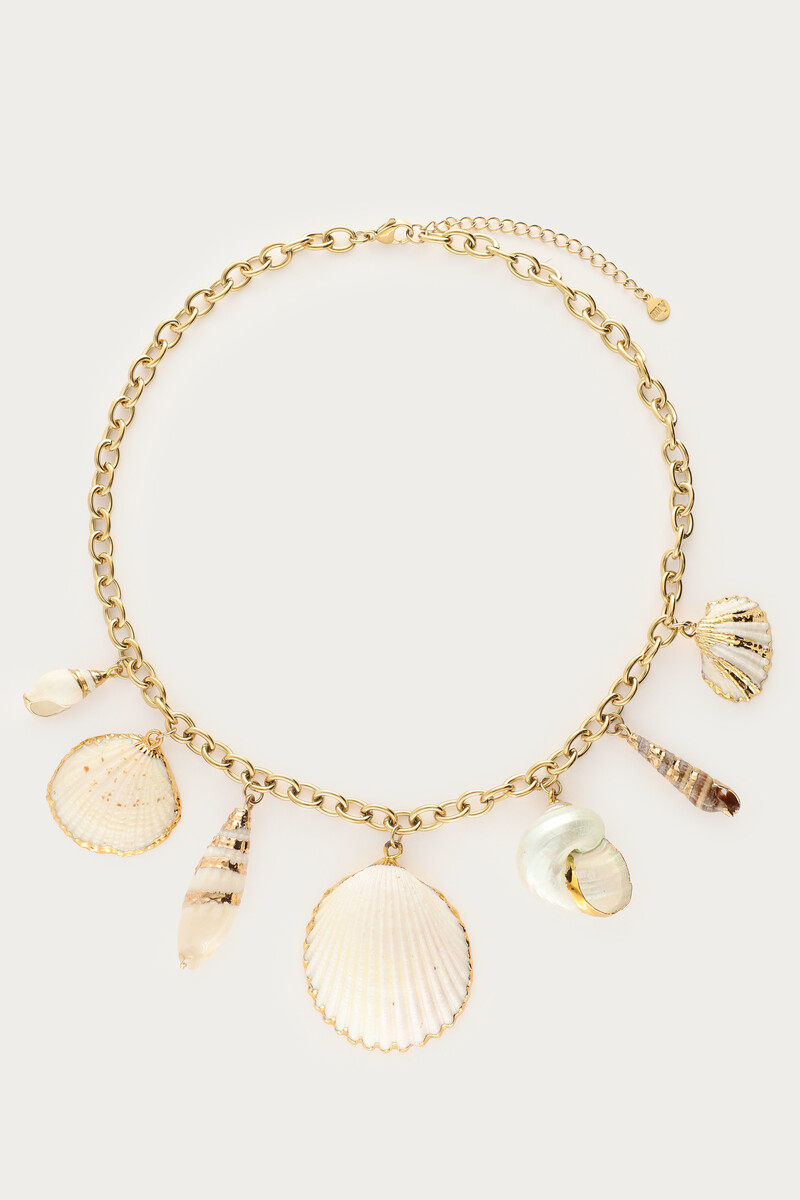Mer Gliederkette mit Statement Muscheln