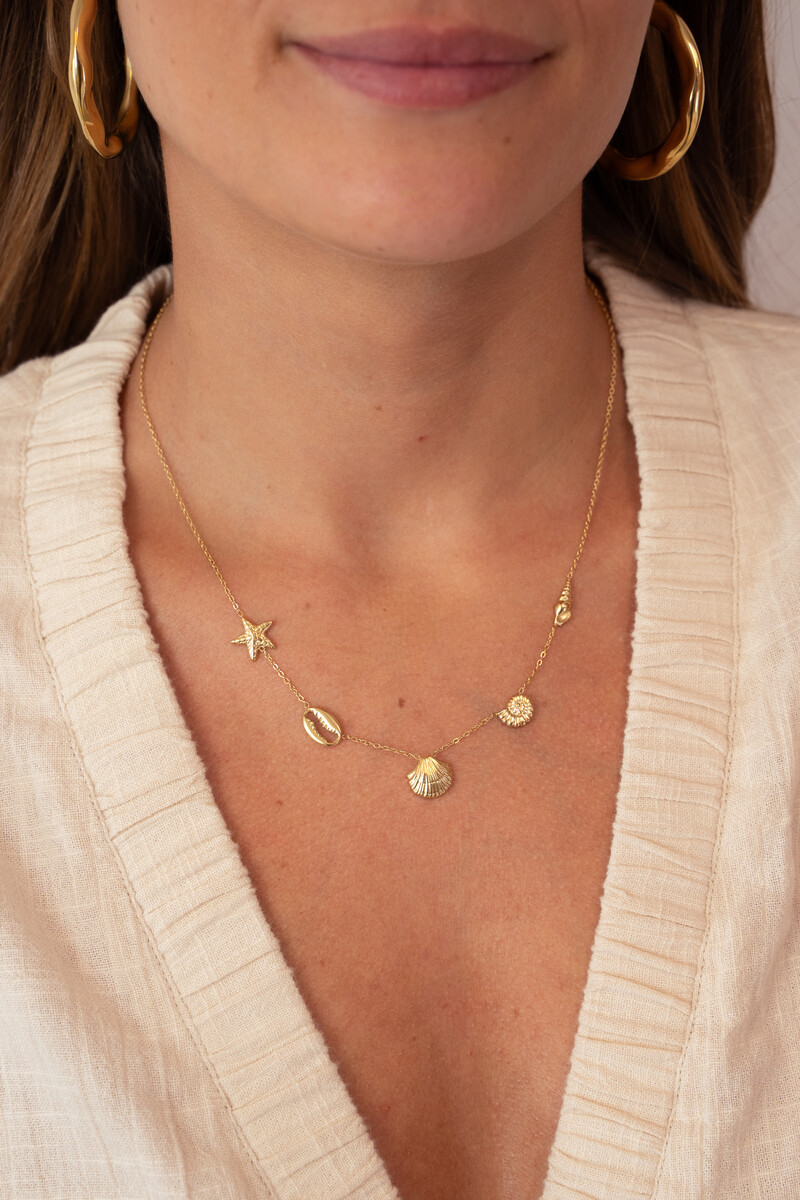 Mer minimalist necklace with shells | My Jewellery