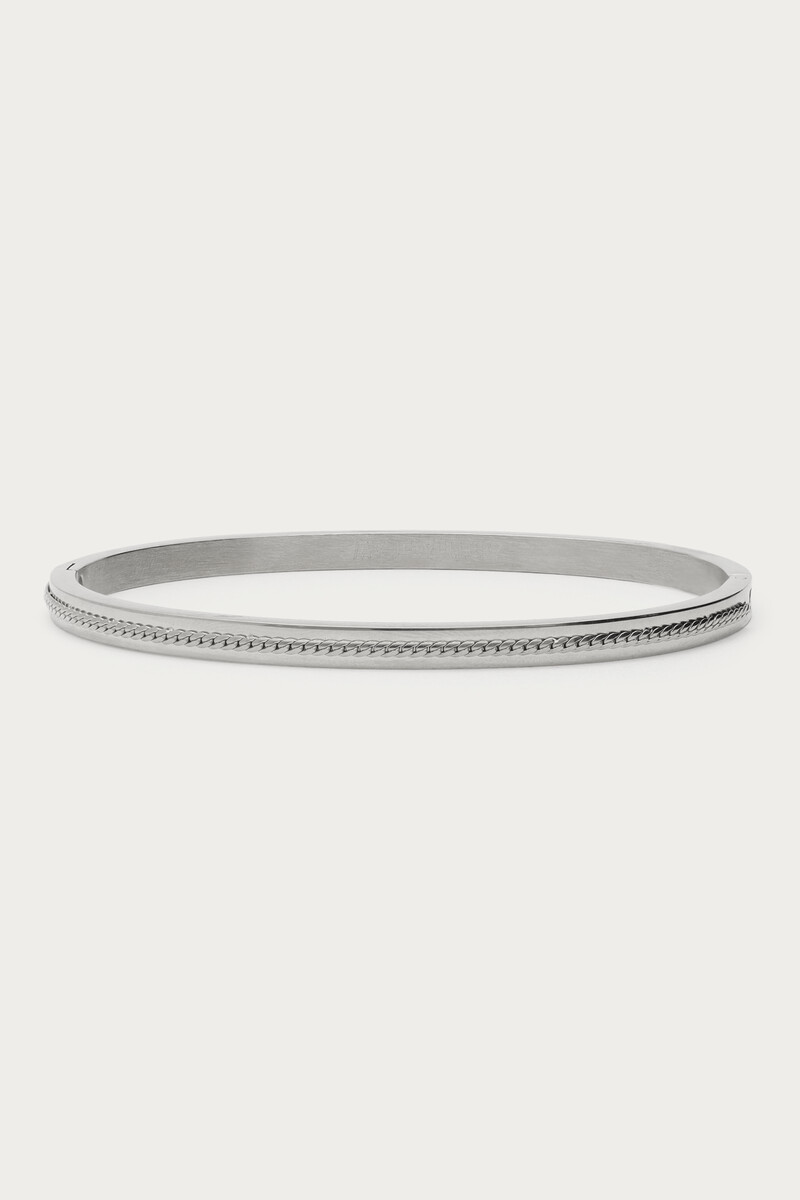 Midnight bangle met structuur