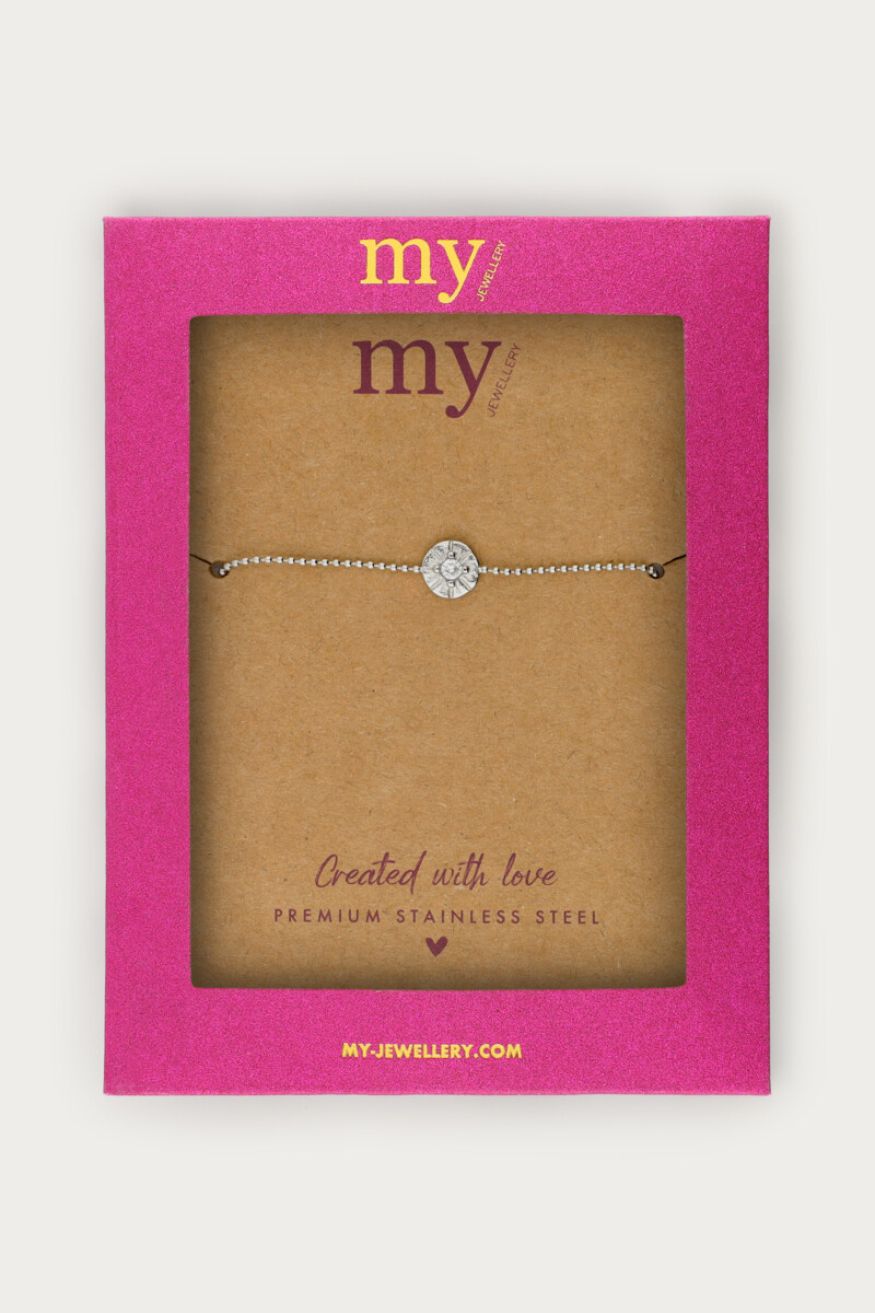 Midnight bracelet circle with rhinestones | My Jewellery