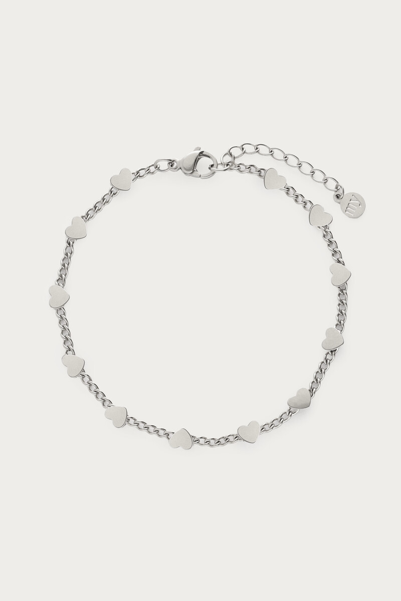 Midnight Armband mit Herzen