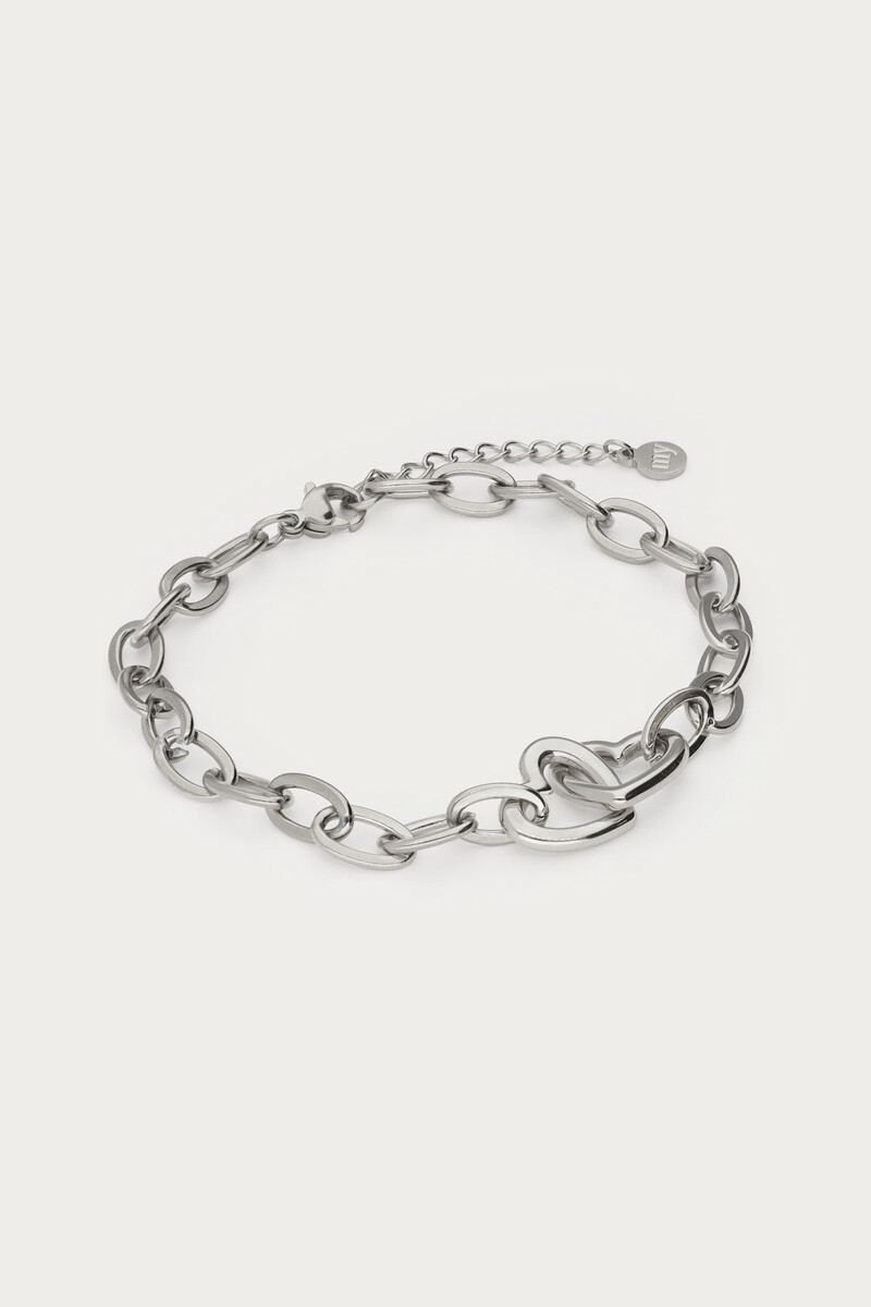Midnight bracelet with two hearts | My Jewellery
