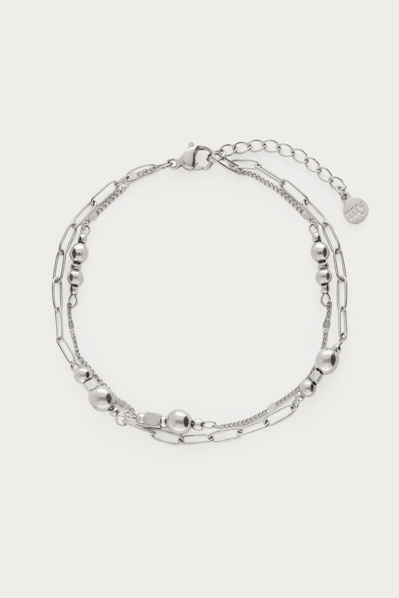 Midnight double bracelet with dots | My Jewellery
