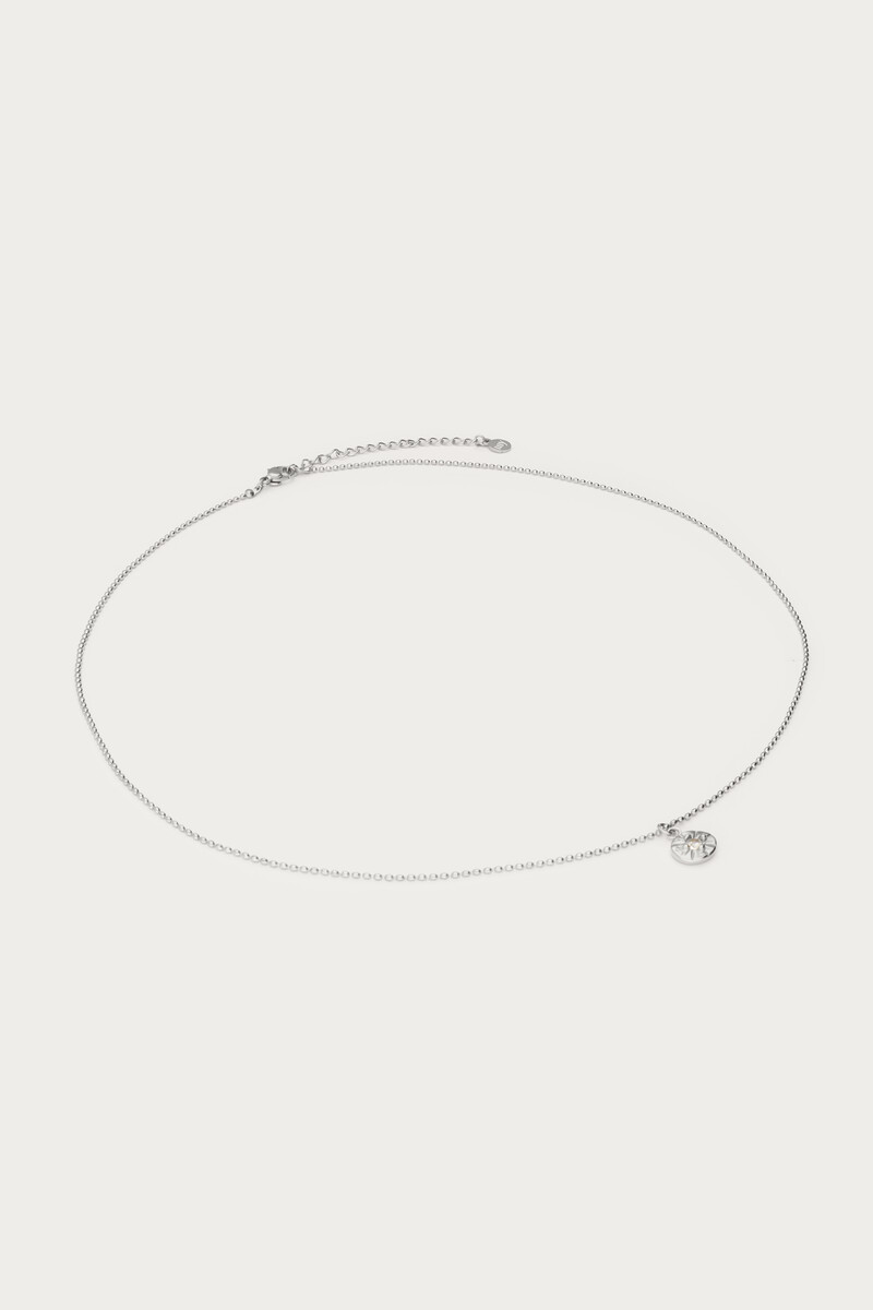 Midnight necklace circle with rhinestone | My Jewellery