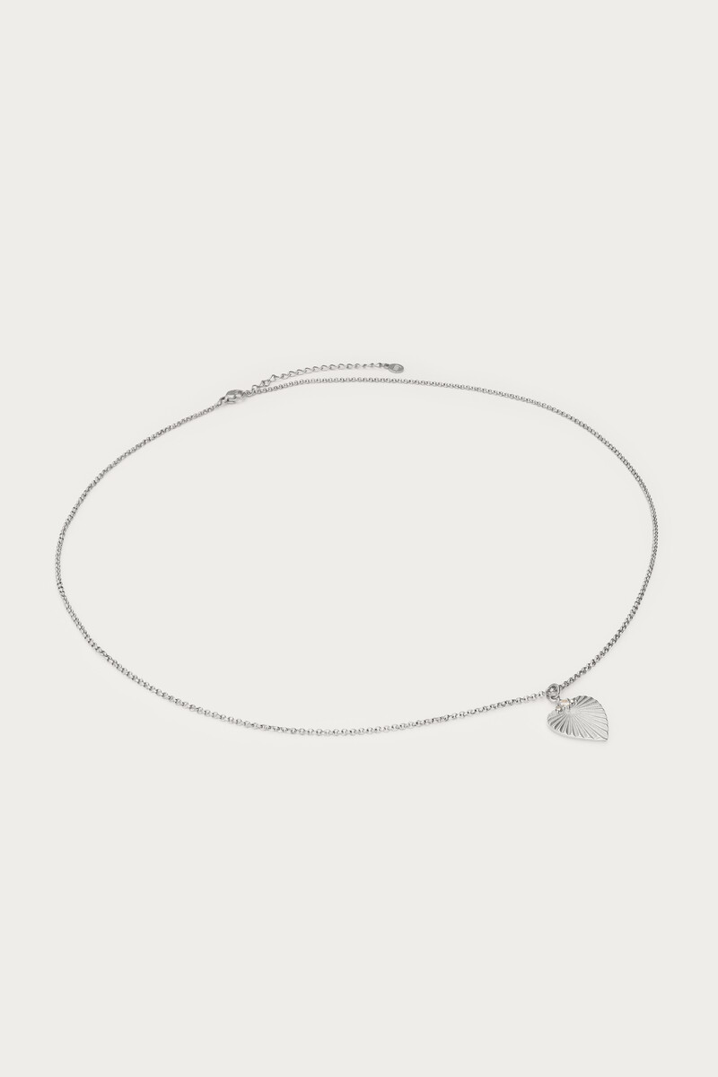 Midnight necklace striped heart | My Jewellery