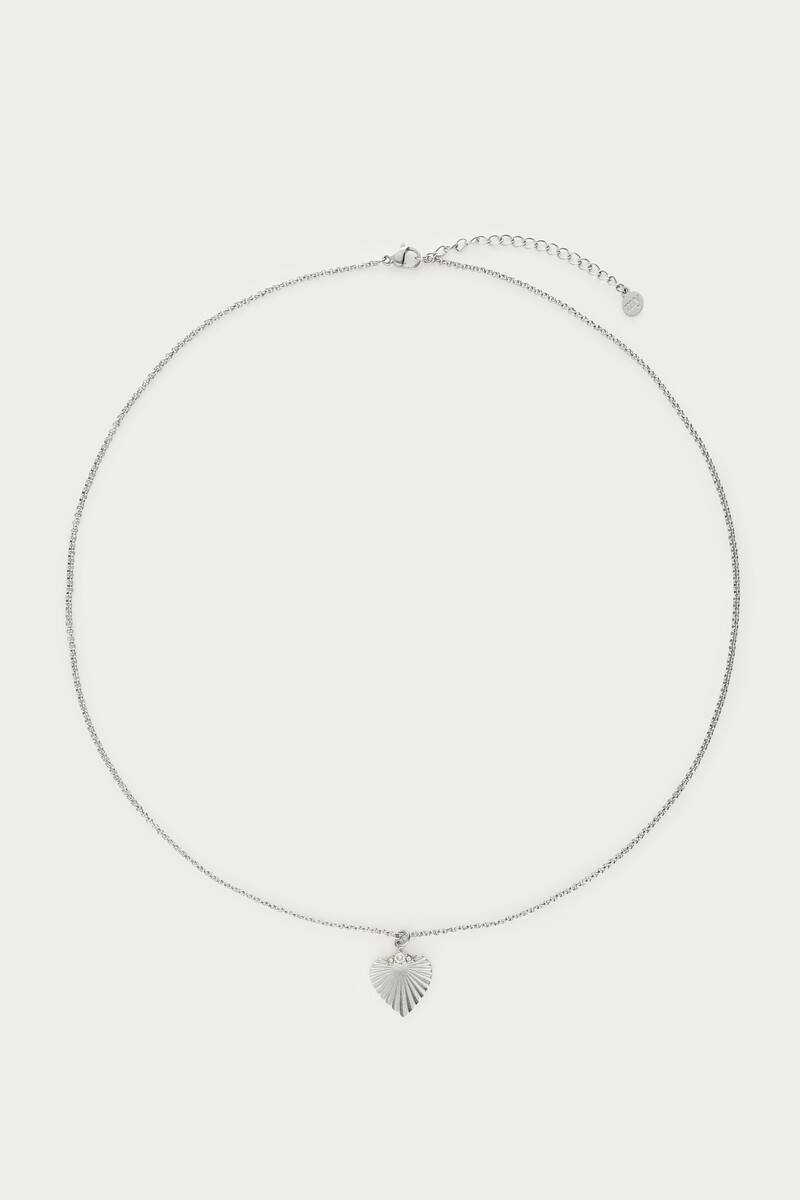 Midnight Kette mit gestreiftem Herz