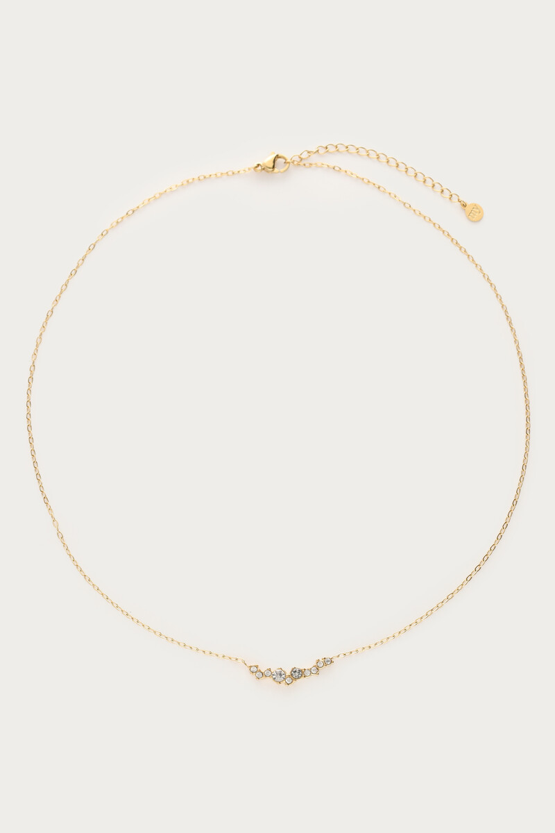 Midnight ketting met fijne strass