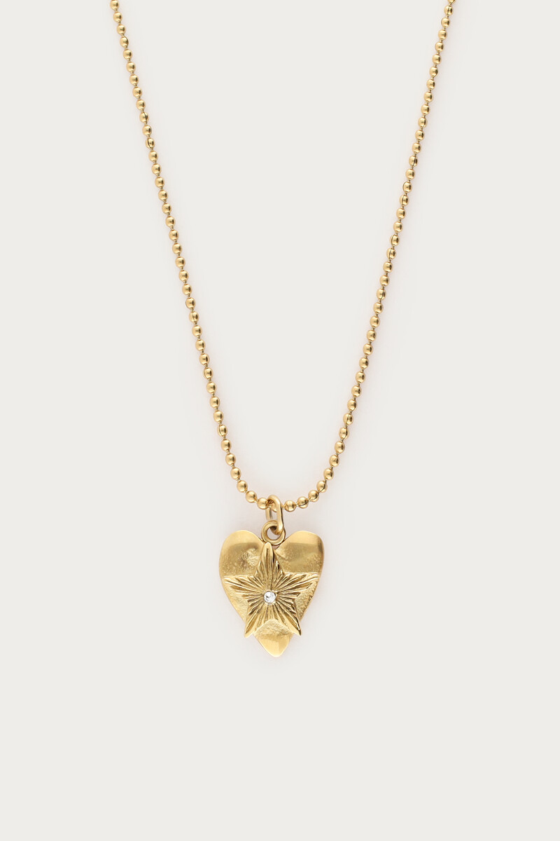 Midnight necklace with hearts star | My Jewellery