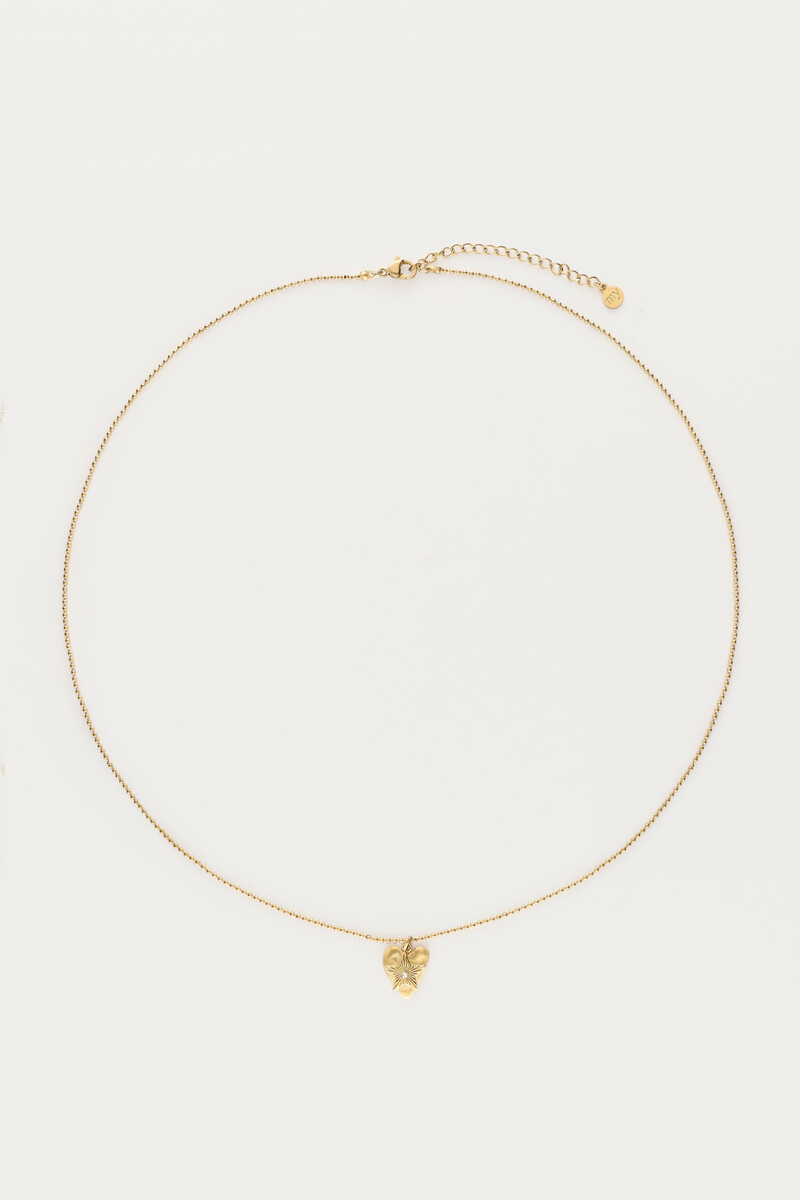 Midnight ketting met hartjes ster