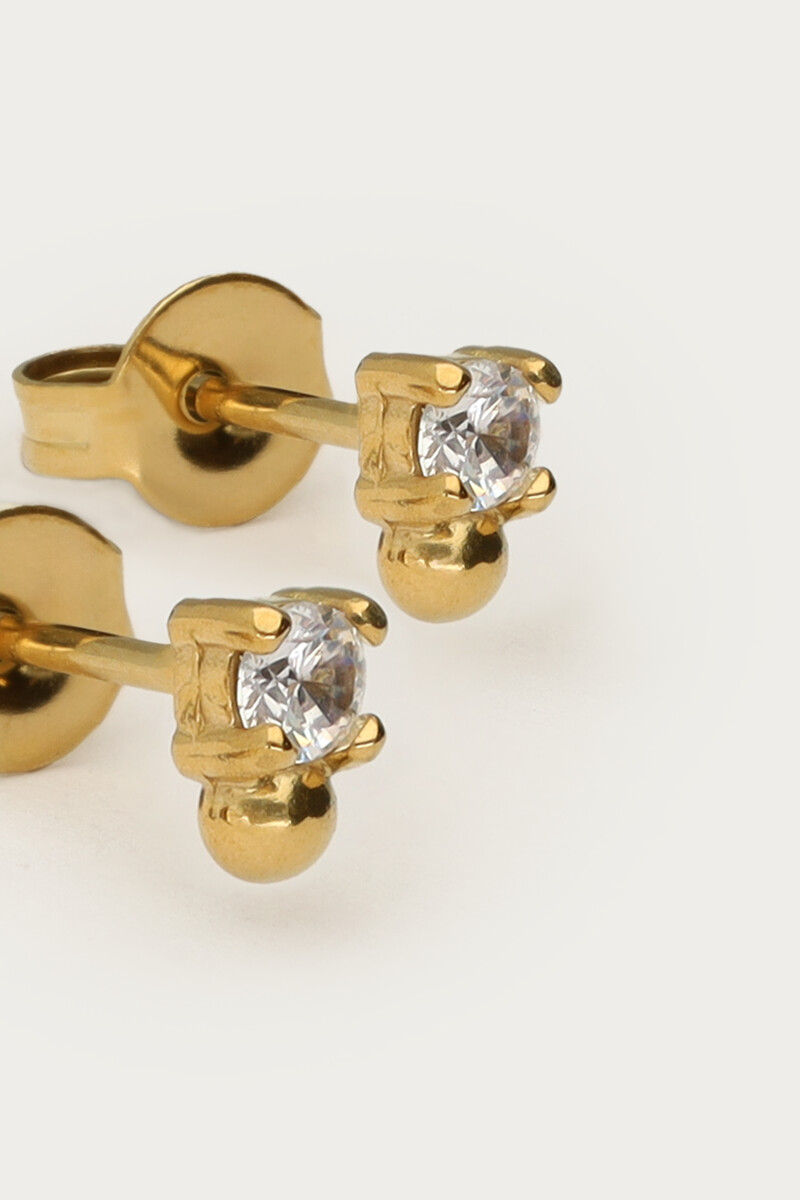 Midnight studs with rhinestones | My Jewellery