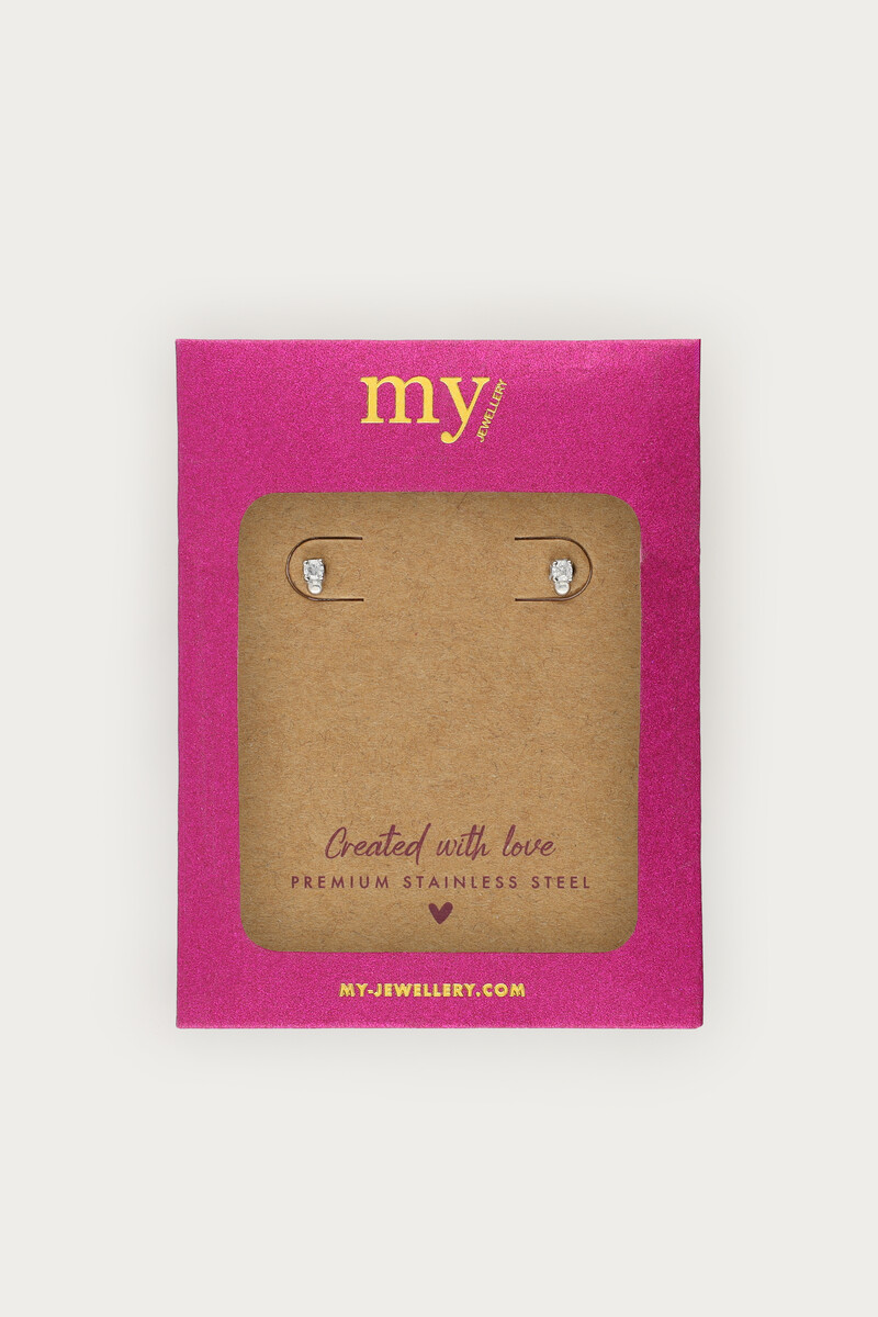 Midnight studs with rhinestones | My Jewellery