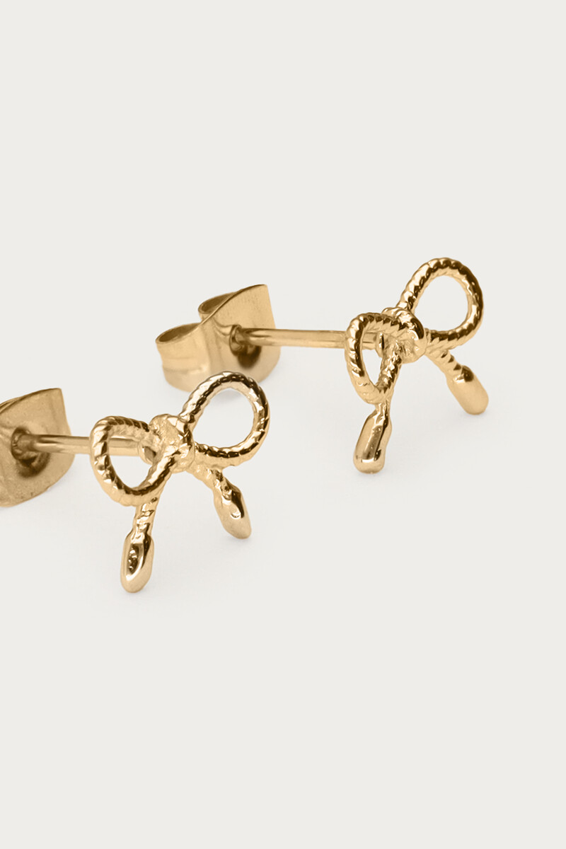 Minimalist bow studs | My Jewellery