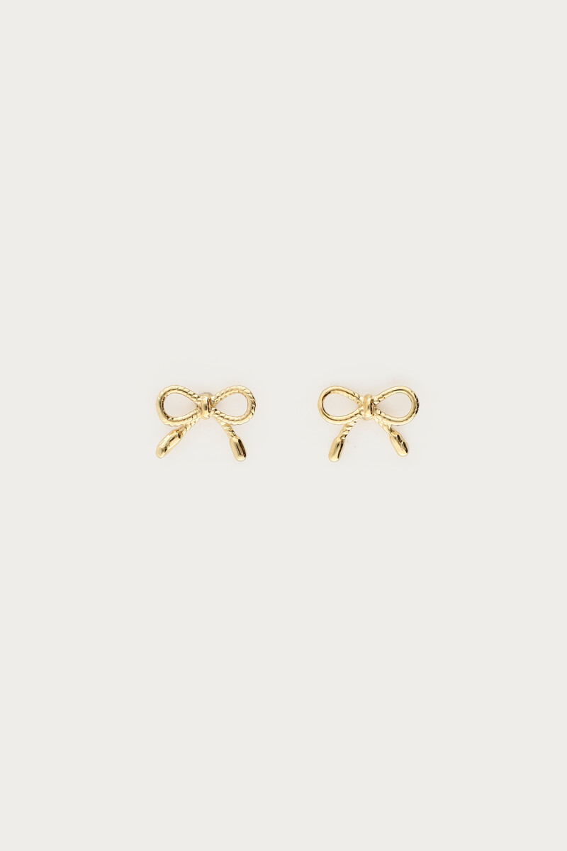 Minimalist bow studs | My Jewellery