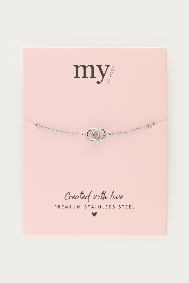 Minimalist bracelet double circle | My Jewellery