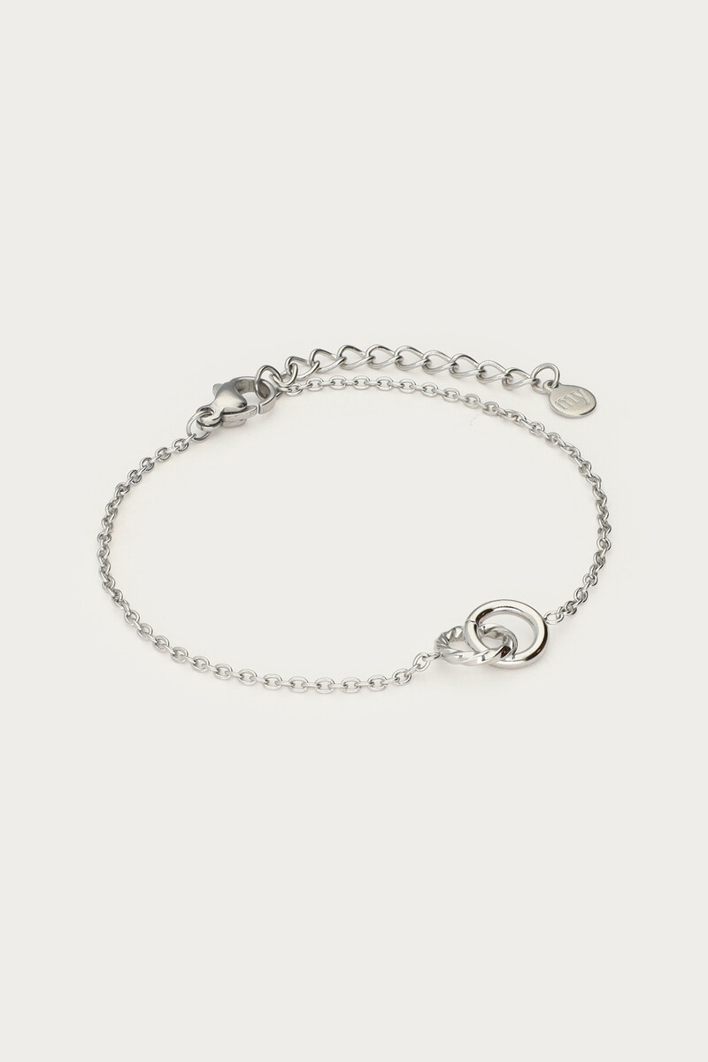Minimalist bracelet double circle | My Jewellery