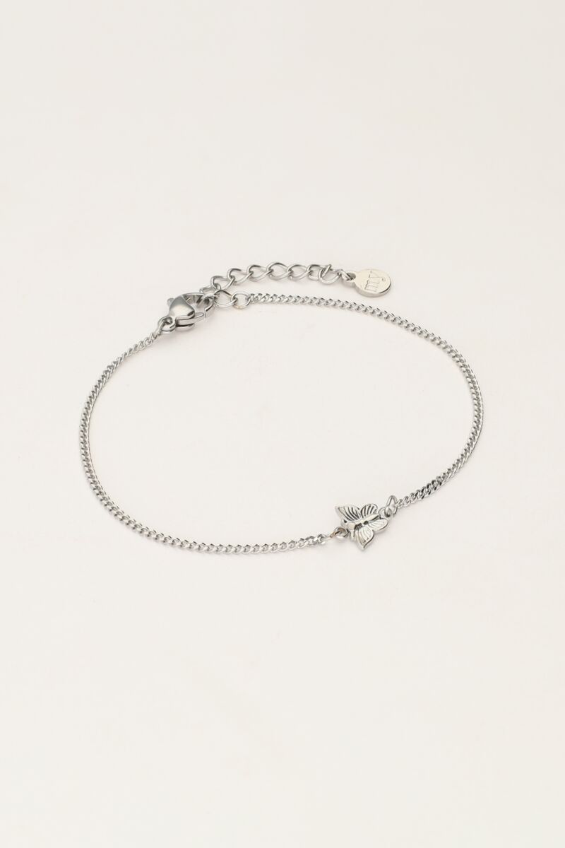 Minimalist bracelet with butterfly | My Jewellery