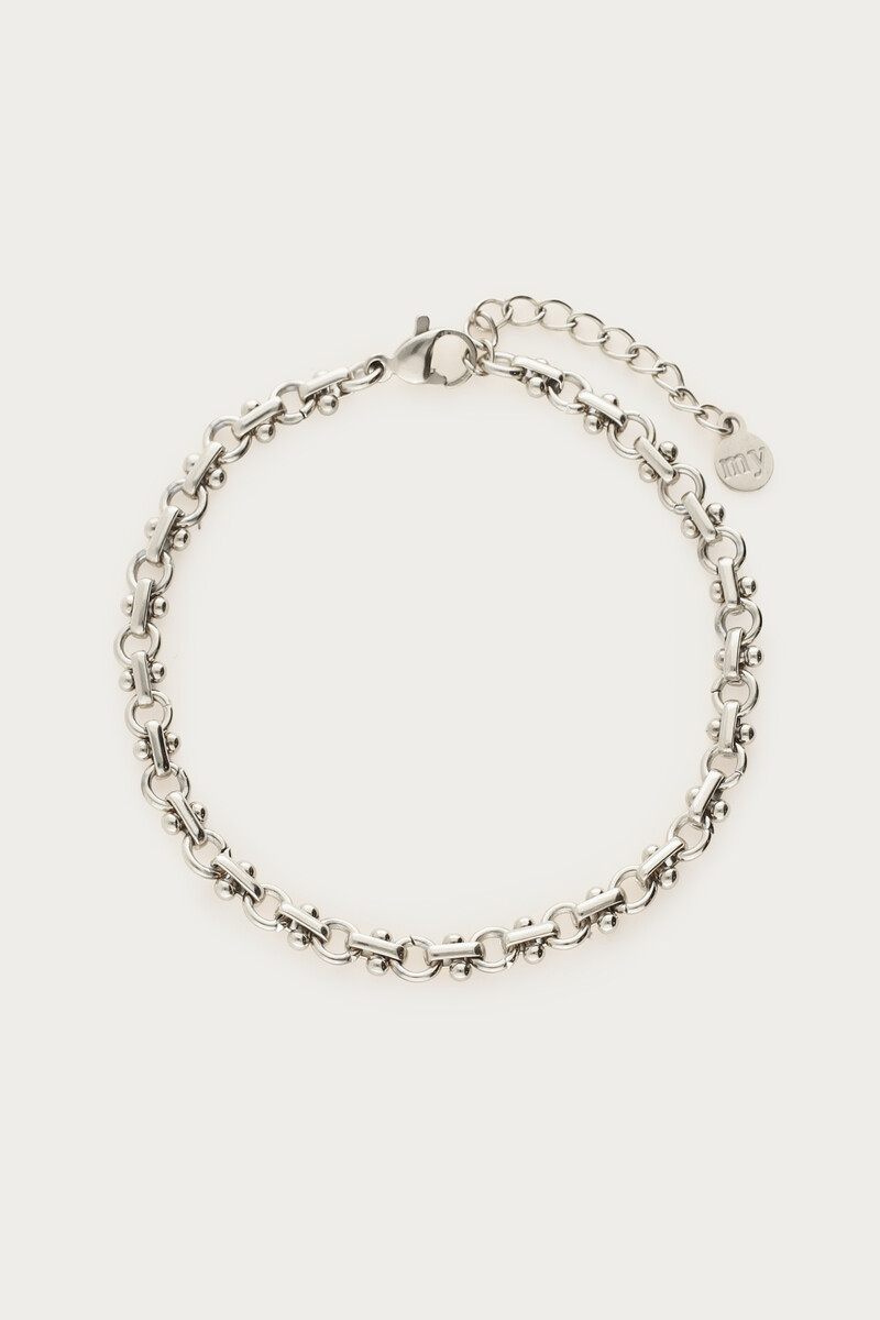 Minimalist bracelet with circle links | My Jewellery