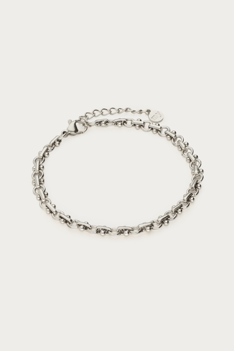 Minimalist bracelet with circle links | My Jewellery