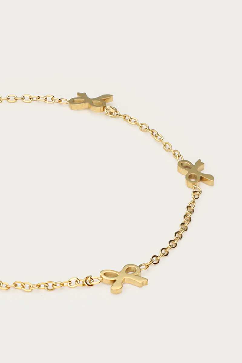 Minimalist bracelet with mini bows | My Jewellery