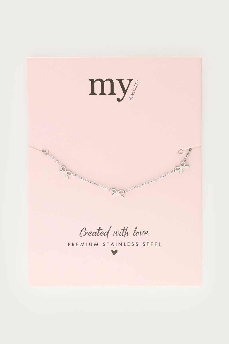 Minimalist bracelet with mini bows | My Jewellery